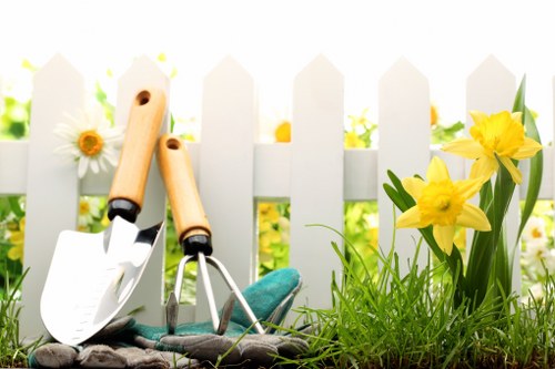 Seasonal garden maintenance by Lamorbey gardeners